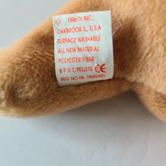 TY BEANIE BABY "ROARY"THE LION -1996 PVC PELLETS MINT WITH TAG RETIRED VTG - Picture 12 of 12